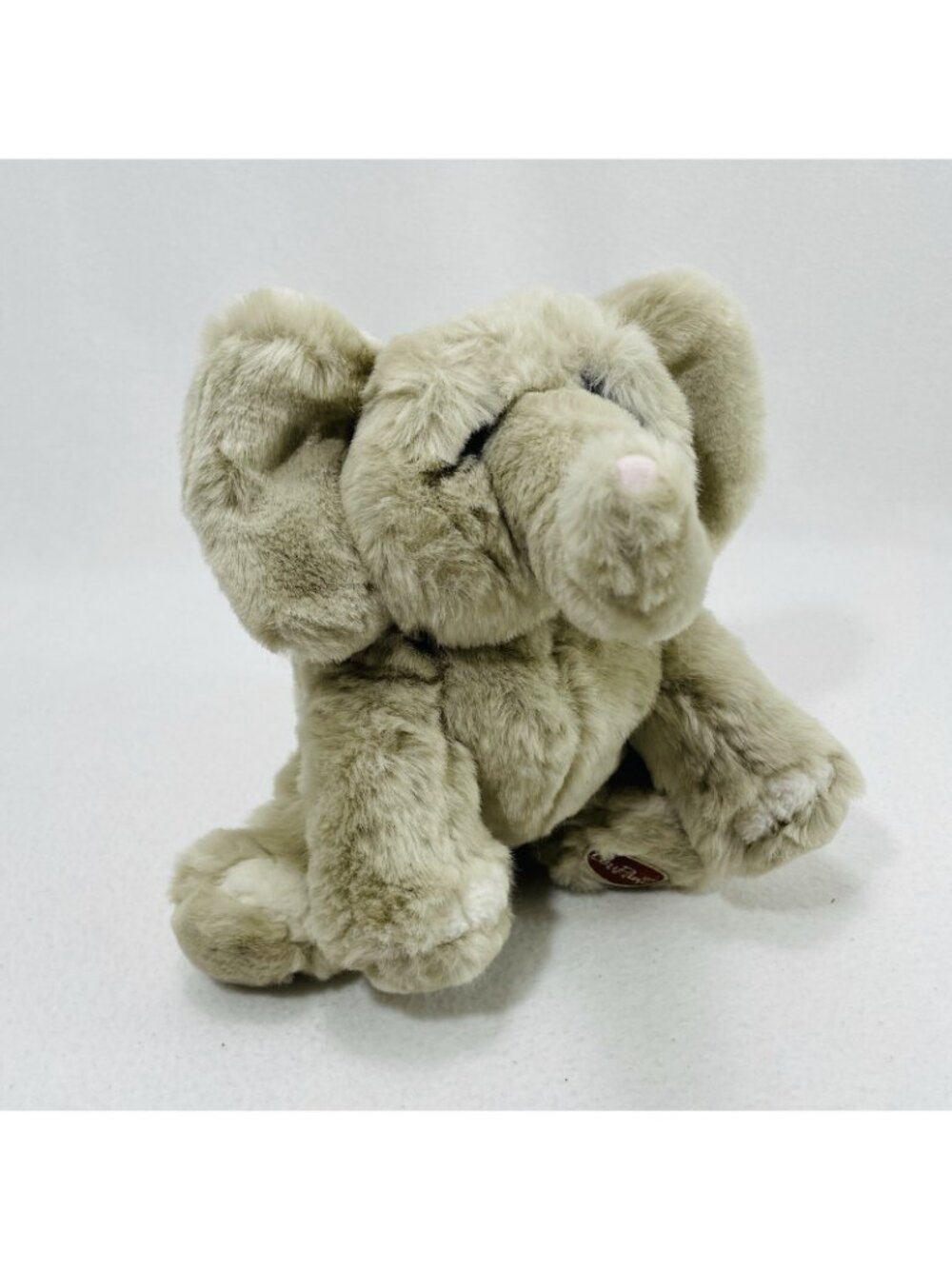 Applause Lou Rankin Elephant Plush Toy Little Friends Realistic Sad Eyes Safari